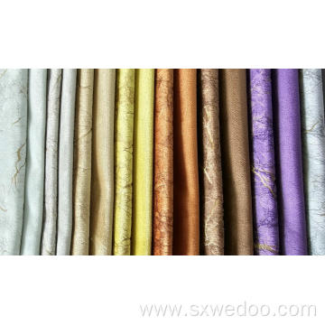 Printed 100% Polyester Bronzed Dyeing Sofa Fabric